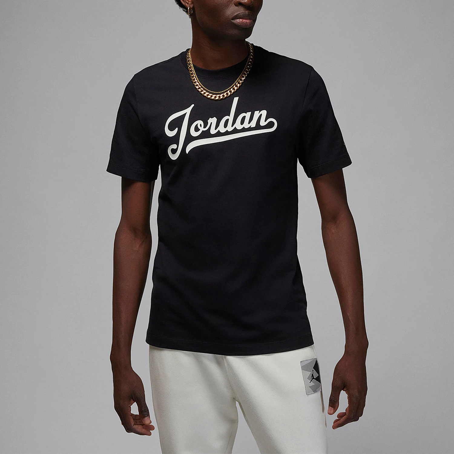 

Оригинальная мужская трикотажная футболка Nike Jordan с круглым вырезом FN5959-010