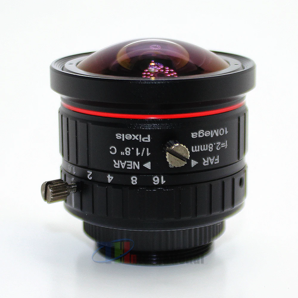 10MP 2.8mm 6mm C Mount Lens Manual Iris Manual Focus F1.6/F2.4 1/1.8" & 2/3" Image Format Industrial Security Camera Lens
