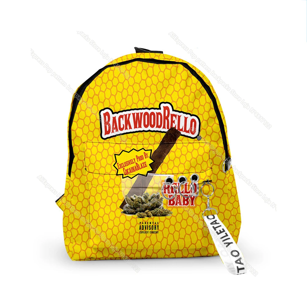 Backwoods charuto mochila adolescentes meninos meninas 3d mochila feminina/masculino mochila de viagem escolar mochila ombros mochila