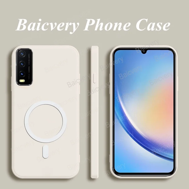 Cover For VIVO Y20 2020 V2029 Y20I V2027 V2032 Y20S Y11S V2028 Y12S V2026 V2033 V2042 Wireless Charge Soft TPU Phone Case