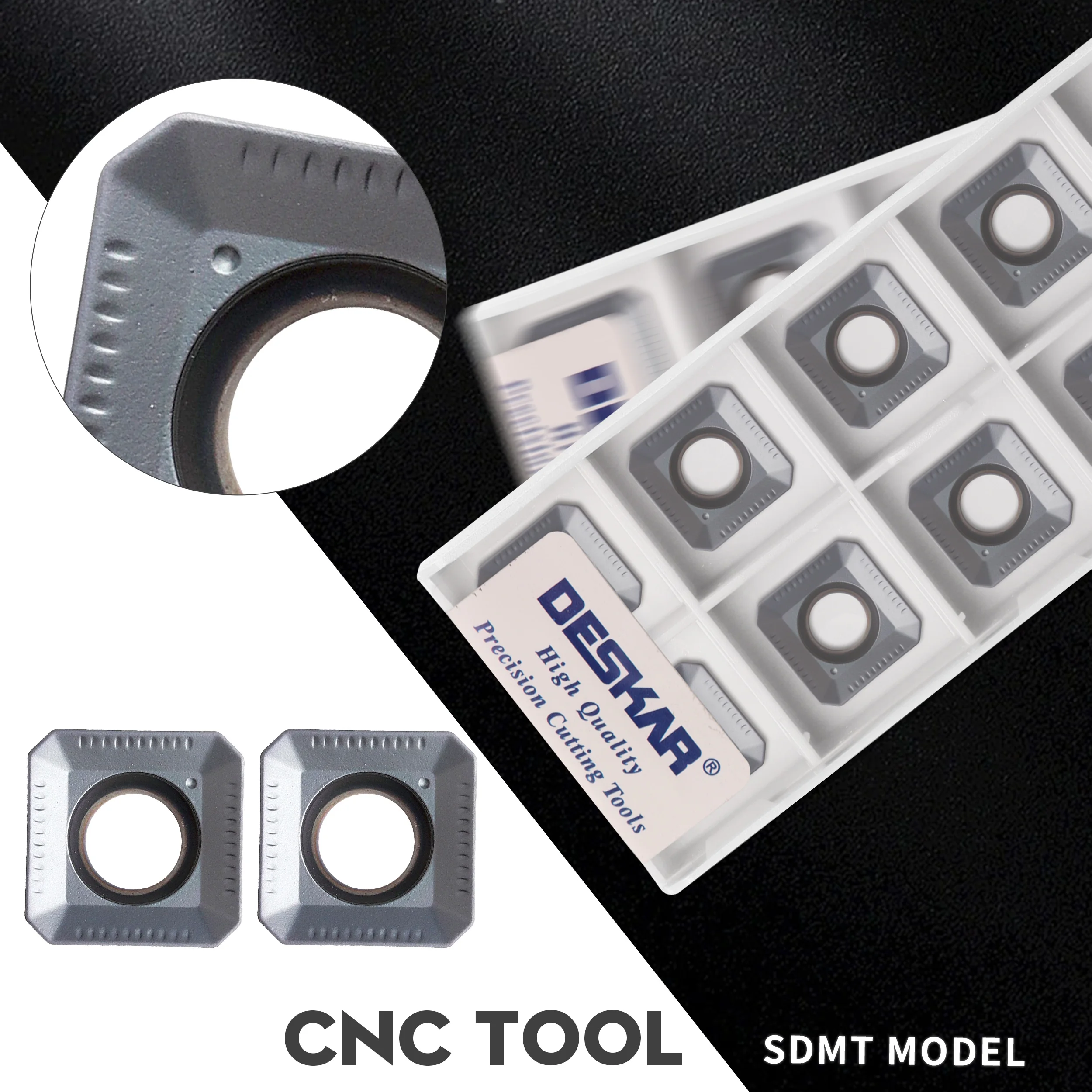 SEKT1204 AFTN-XM LDA CNC lathe cutting tools Carbide alloy  PVD coating milling inserts for processing steel and stainless steel