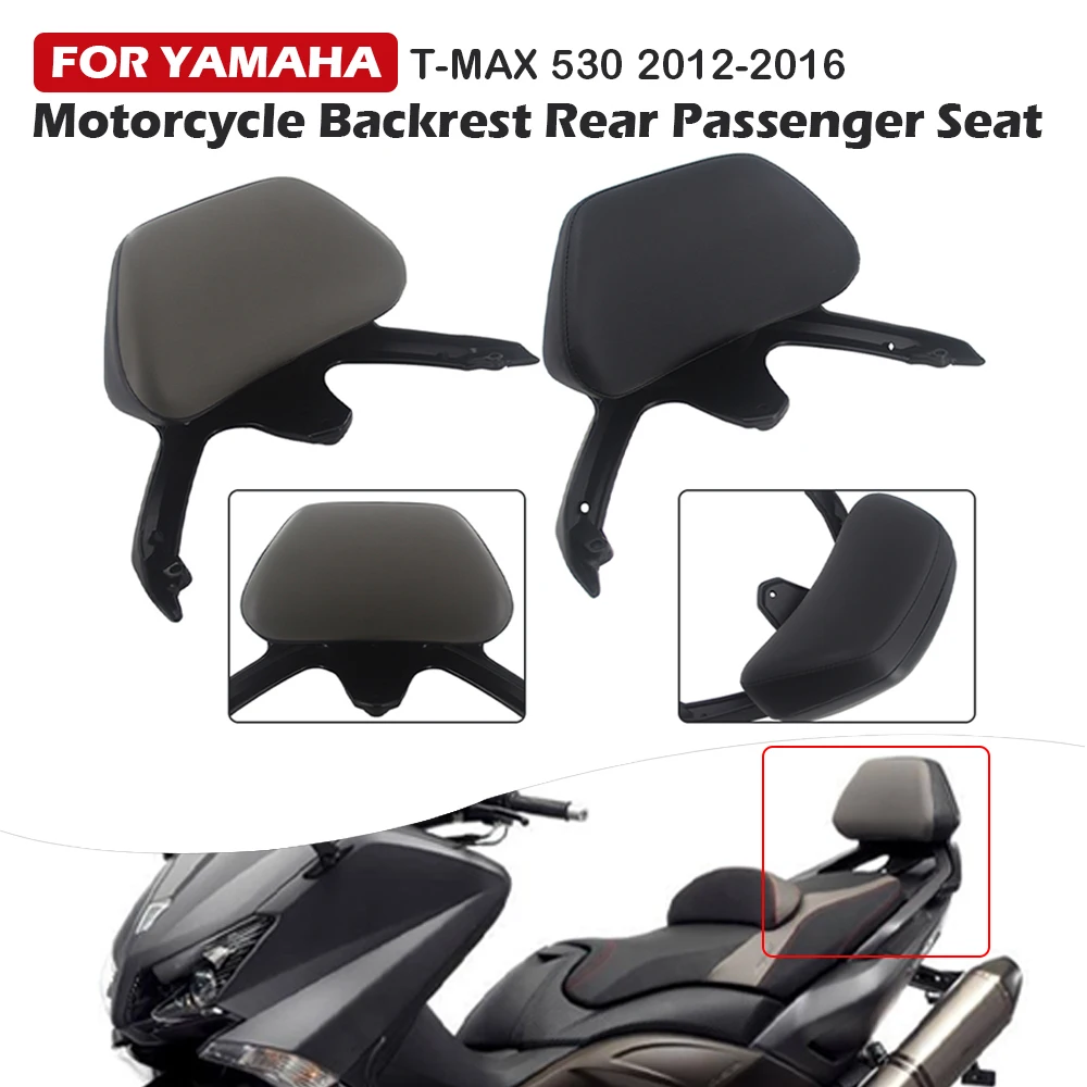

Motorcycle Rear Backrest For Yamaha Tmax530 2012 2013 2014 2015 2016 Rear Backrest Cushion Rear Passenger Backrest Accessories