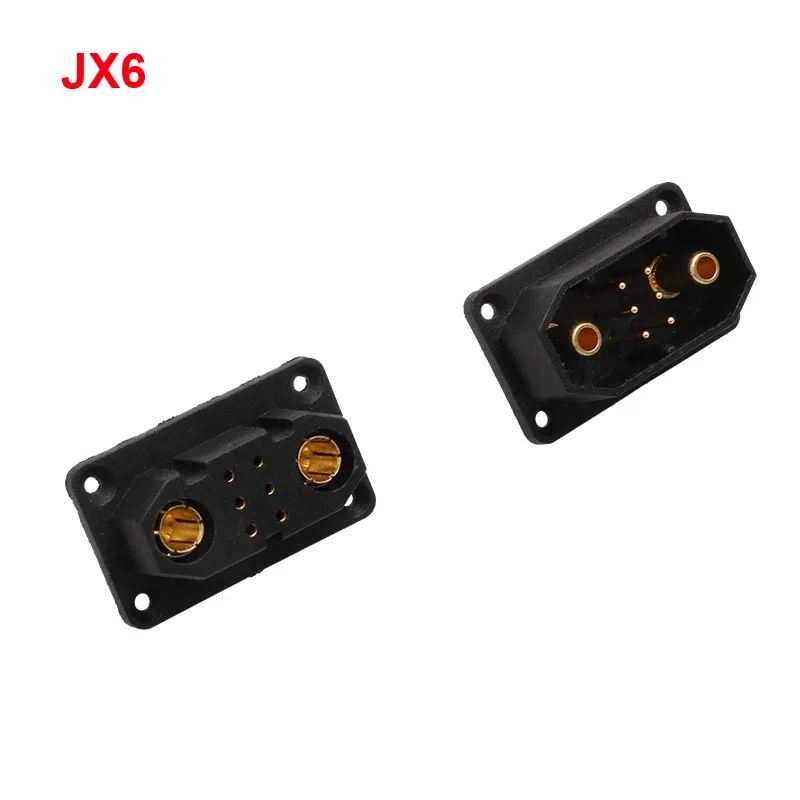 2Pairs RC UAV Fixed Wing Aircraft VTOL Pro JX4 JX6 JX8 JX9 JX18 Servo Quick Release Plug Male Female MPX Connector with Signal