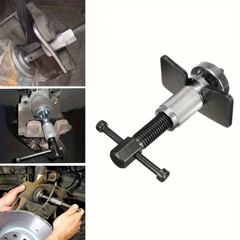 1Pc Brake Pad Replacement Tool Kit, Brake Caliper Piston Compression Tools for All Vehicles, Steel, with Hydraulic, Pneumatic, and Pipe Fittings