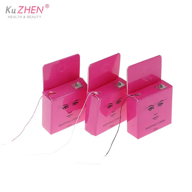 Make Up Dyeing Liners Thread Semi Permanent Positioning Eyebrow Measuring Mapping Tool Pre-ink String For Microblading Eyebow