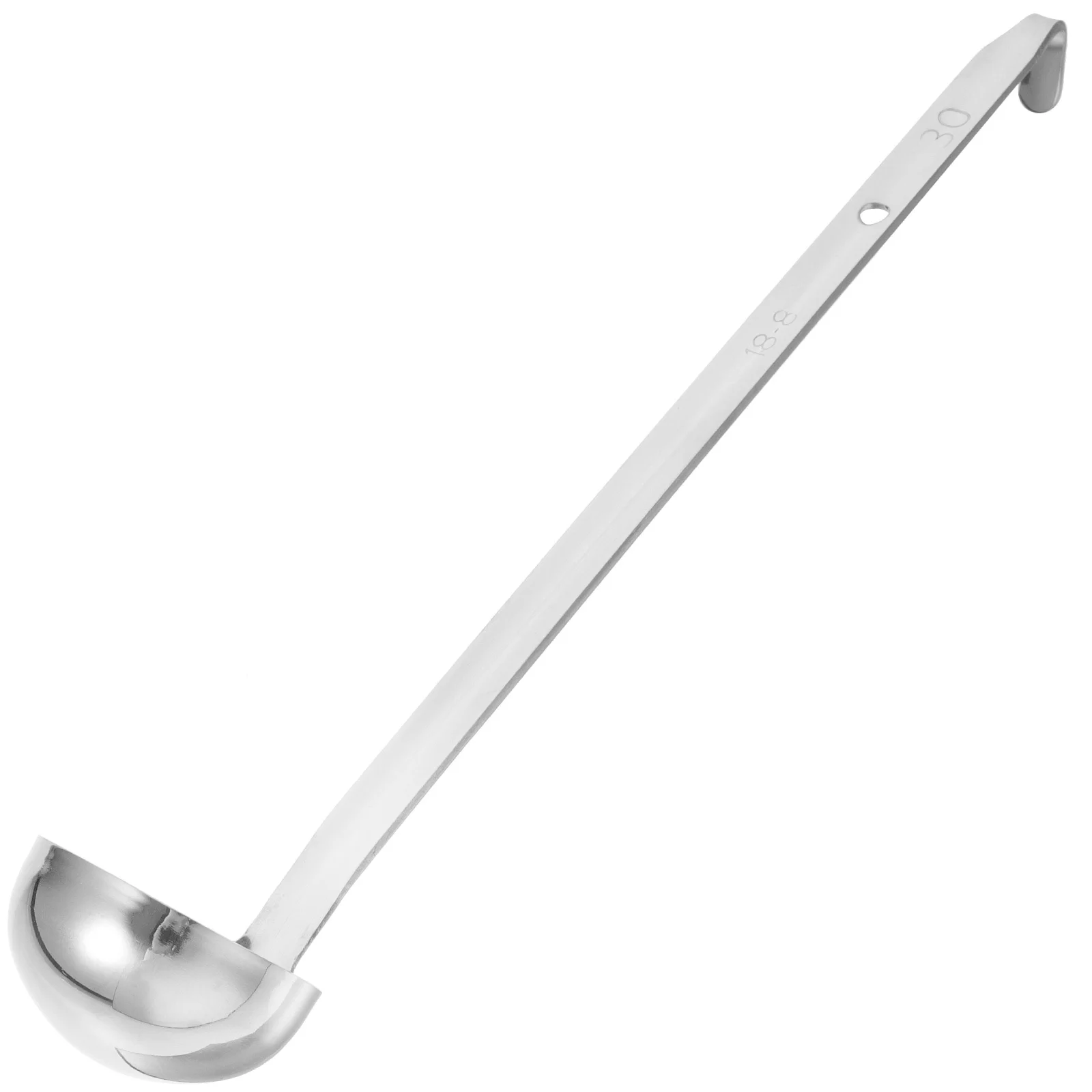

Stainless Steel Spoon Small Soup Ladle Smooth Surface Serving Spoon Kitchen Cooking Utensil Soup Ladle