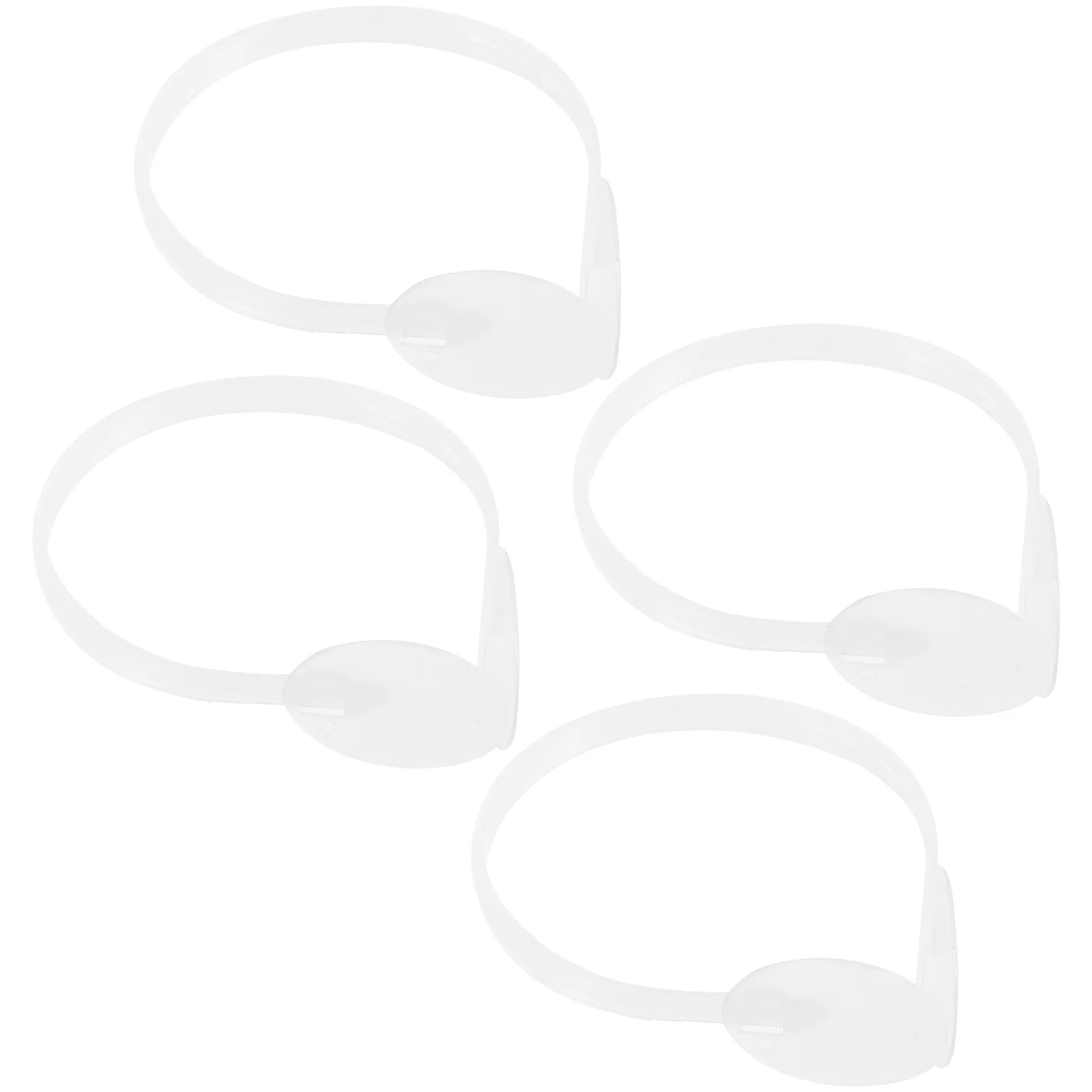 

4pcs Earmuff Frame Holder For Diy Warm Stable Ear Muffs Replacement Parts Plastic Earmuff Accessories Winter Ear Cuff