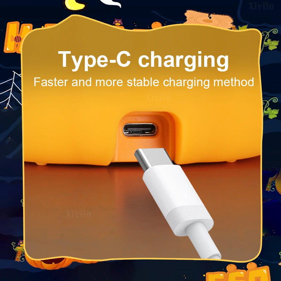 2025 أضواء اليقطين للهالوين لينة سيليكون فانوس الليل الاطفال هدية غرفة حديقة حفلة شجرة عيد الميلاد الديكور مصباح لتهيئة الجو عيد الميلاد شجرة عيد الميلاد ضوء عيد الميلاد ضوء عيد الميلاد