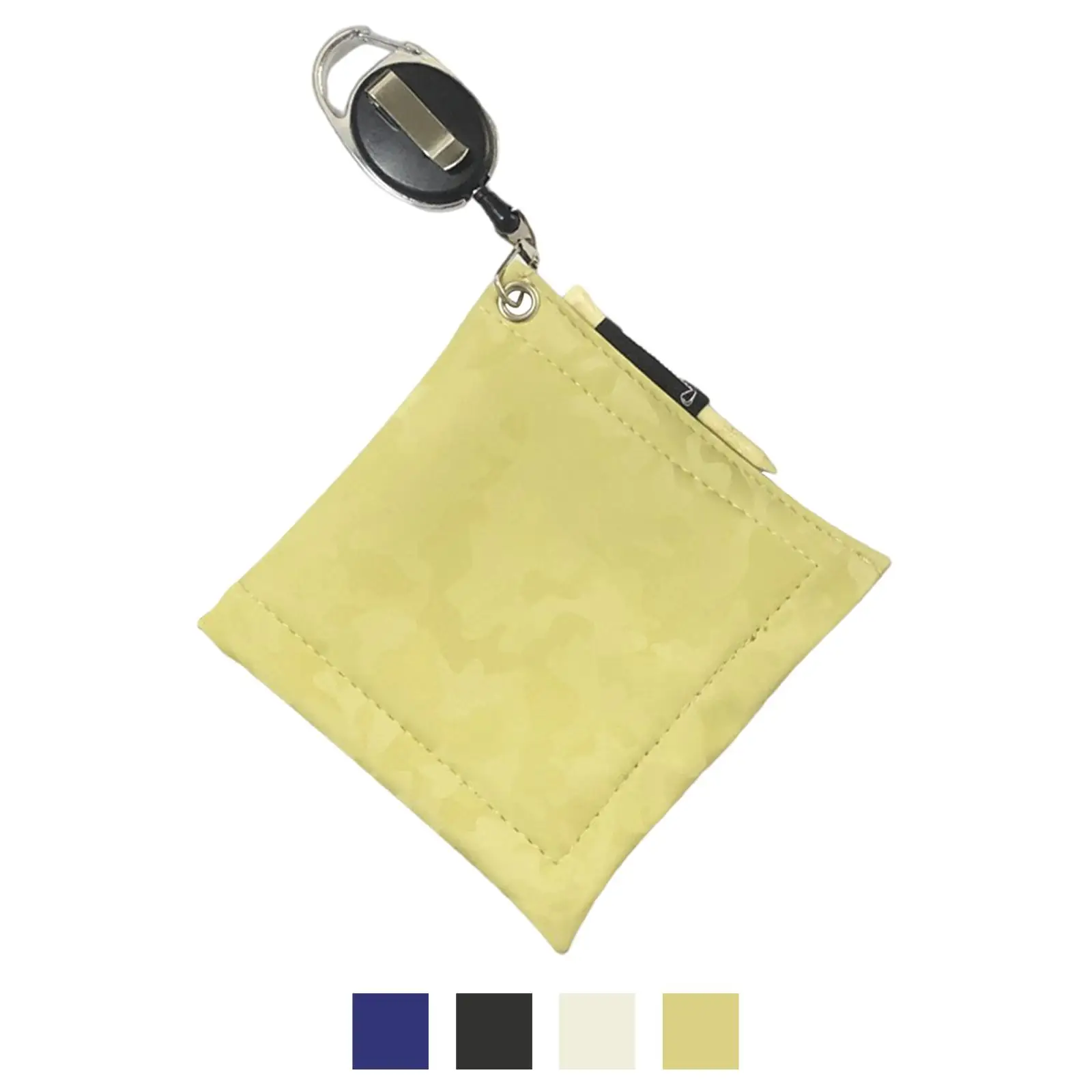 

Quick Dry Golf Ball Cleaning Towel Double Sided Wiping Cloth Club Head Cleaner for Outdoor Activity