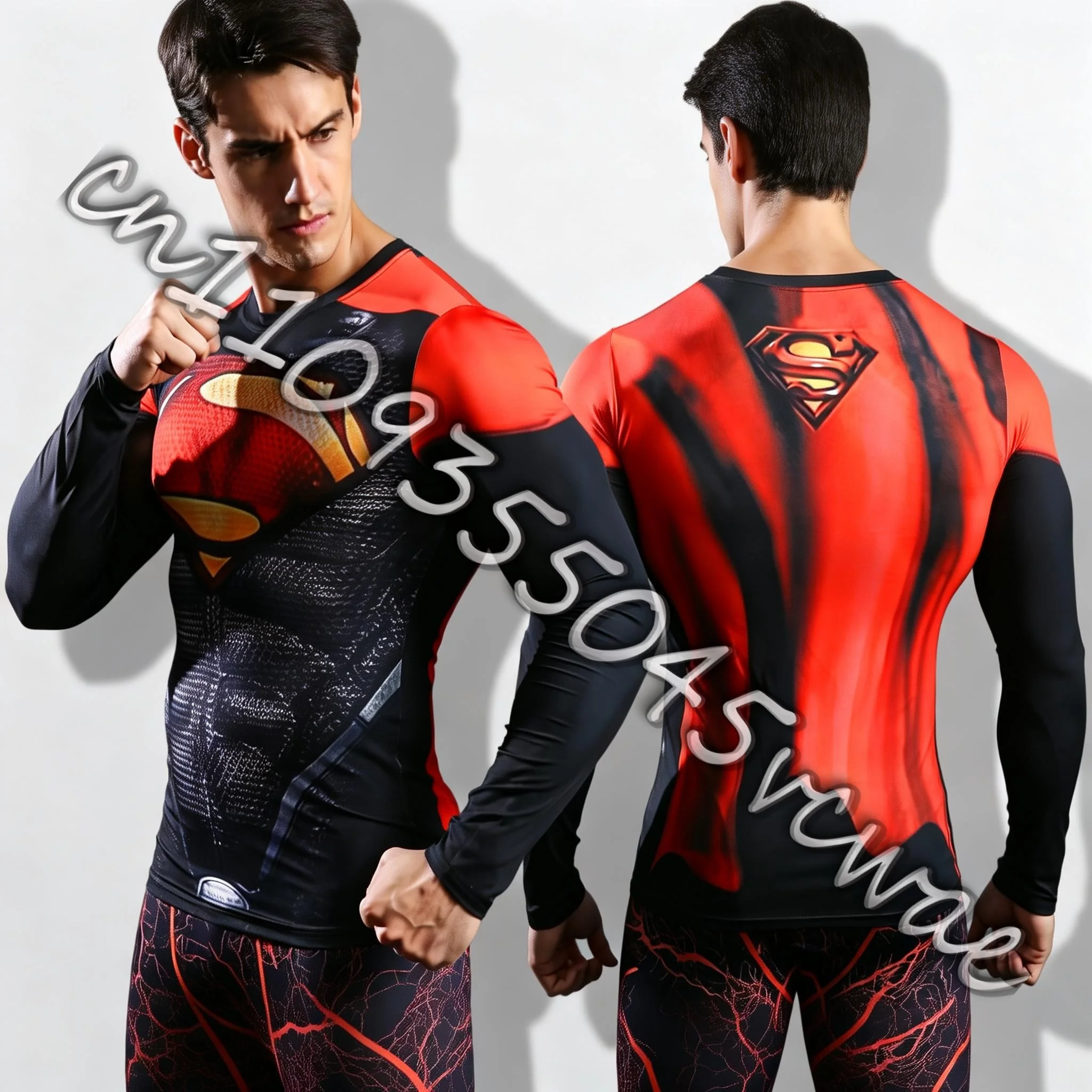 NUEVA Camiseta Deportiva de Moda de la Serie COS de Superhéroes de Marvel, Ropa Familiar de Manga Larga para Primavera y Otoño