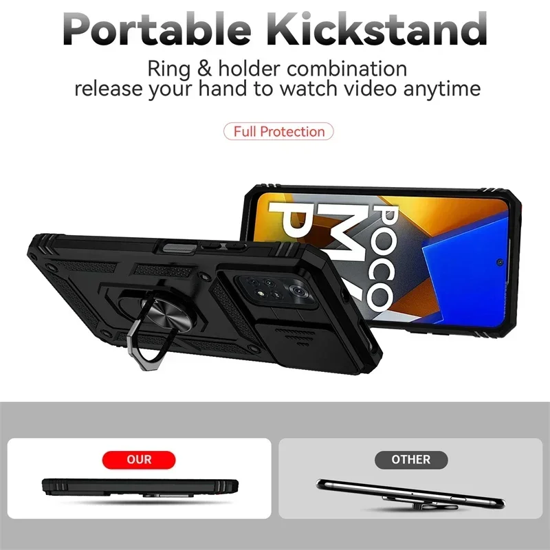 เคสโทรศัพท์สำหรับ Xiaomi poco M4 Pro 4G, เคสโทรศัพท์มีห่วงติดกล้องสำหรับ poco poko pocco Little M4Pro M 4 Pro 4Pro M4 Pro