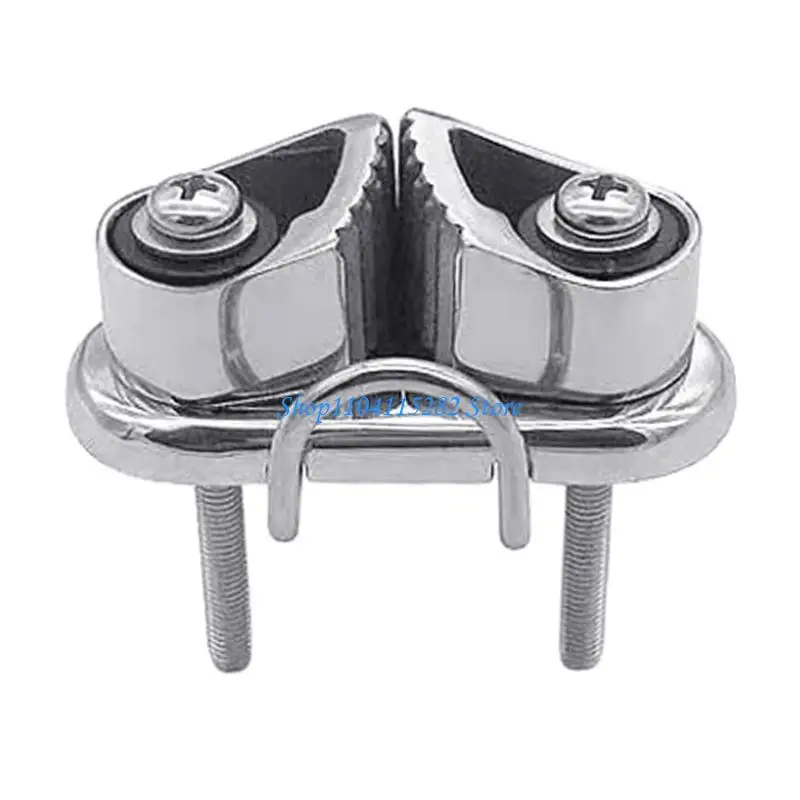 

Boat Cleats Stainless Steel Cleat for 3‑15mm Rope Boat Hardware Leading Rings Fairlead for Boat Canoe Dinghy