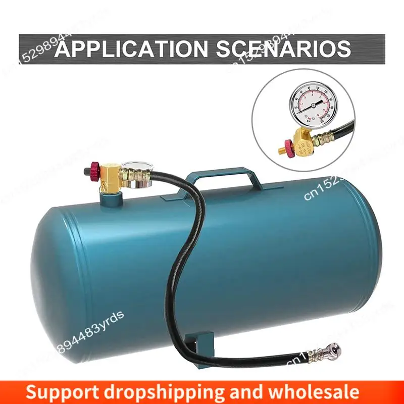 

AA86 Air Tank Repair Kit W/Safety Valve,Air Tank Valve Kit With Pressure Gauge And Air Tank Hose Assembly Kit For Carry Tank