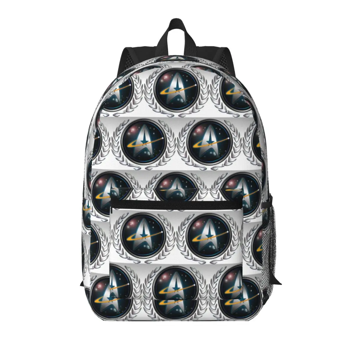 Star Treks Science Fiction TV Series Student Backpack School Bag Hiking Travel Daypack for Men Women Bookbag Shoulder Bags