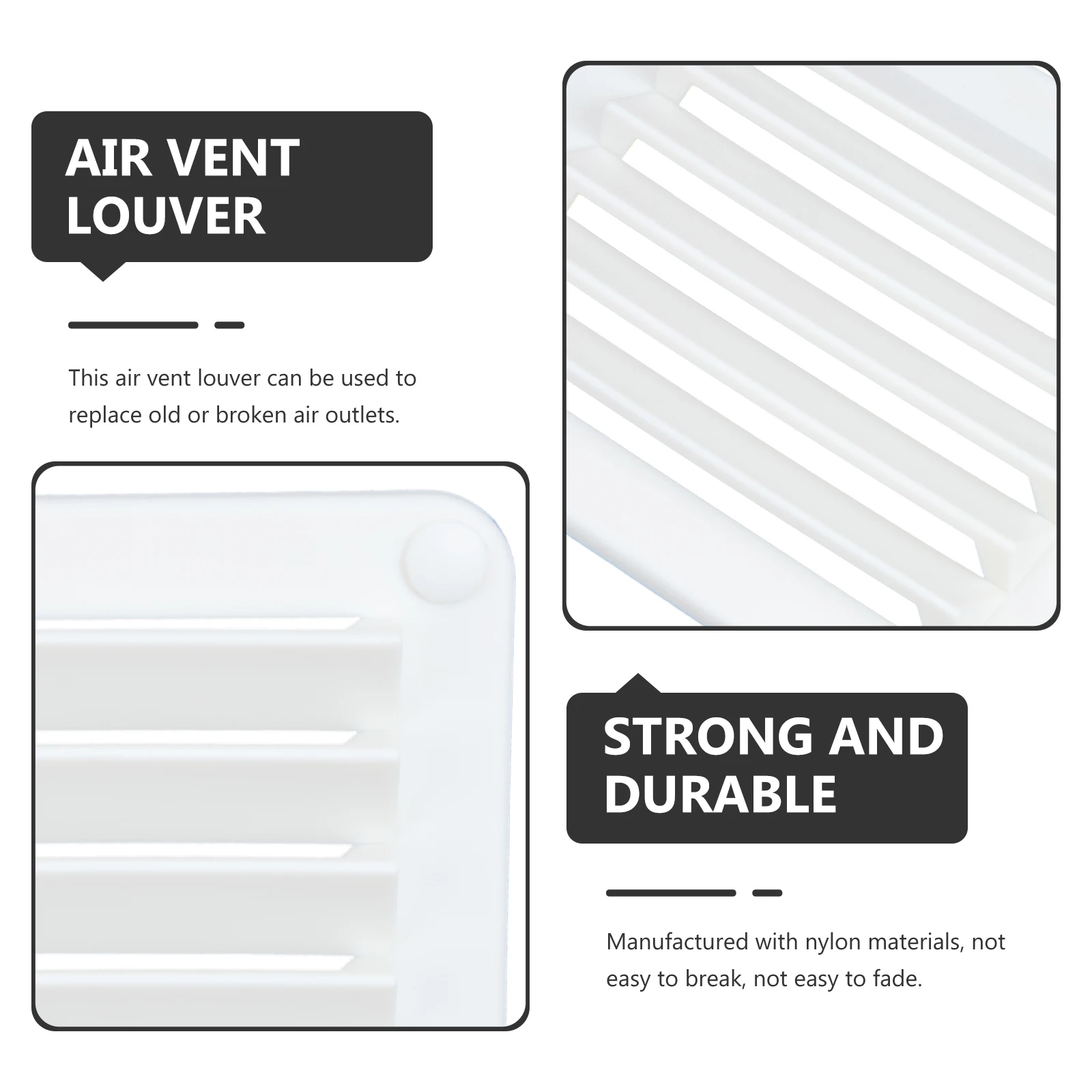 Nylon-Lüftungsfensterabdeckung für Boote, Yachten, Wohnmobile, Wohnwagen, langlebig, lichtbeständig, Lüftungsschlitze, Zubehör, Marine-Panel