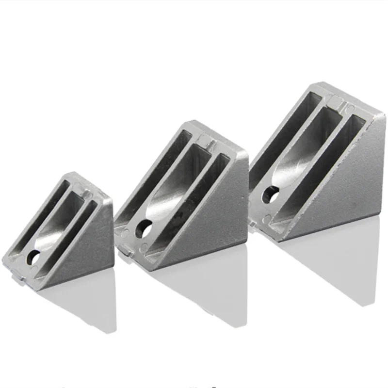 5PCS Industrial Aluminium Profile Fittings - 45 Degree Bevel Aluminium Profile Connectors - Corner Code - Corner Fittings