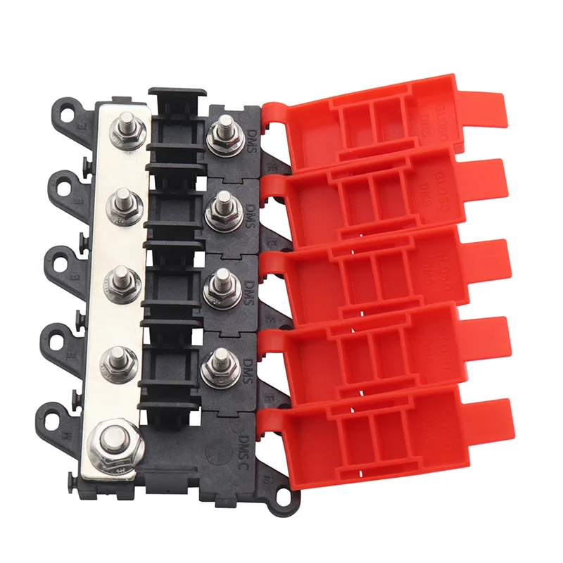 Reliable-4 Way Car Midi Fuse Box Block Holder 200A Bolt On Fuse Type Power For Car Truck RV Distribution Marine SUV BDFS MIDI Fu
