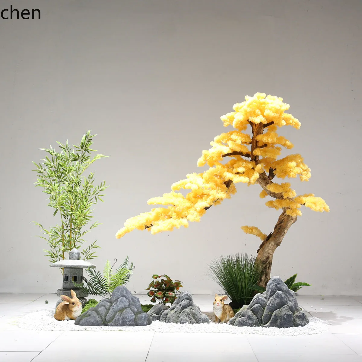 

YXY Artificial Welcoming Pine Large Artificial Tree Pine Tree Cycadus Artificial Tree Hotel