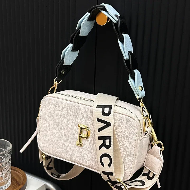 

Hot 2025! Fashionable Solid-Color Small Square Camera Bag - New Urban-Inspired Versatile Crossbody Bag