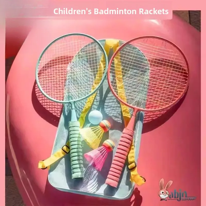 

Children's Badminton Raet Set Tennis Raet for Kindergarten Kids Parent-Child Interaction Tools Easy to Handle ABS Material