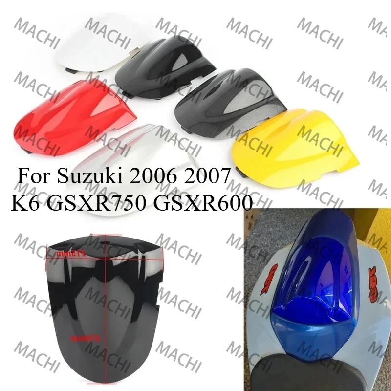

Motorcycle Seat Fairing For Suzuki K6 GSXR750 GSXR600 2006 2007 Rear Passenger Cowl Seat Back Cover Fairing Part GSXR 600 750 R