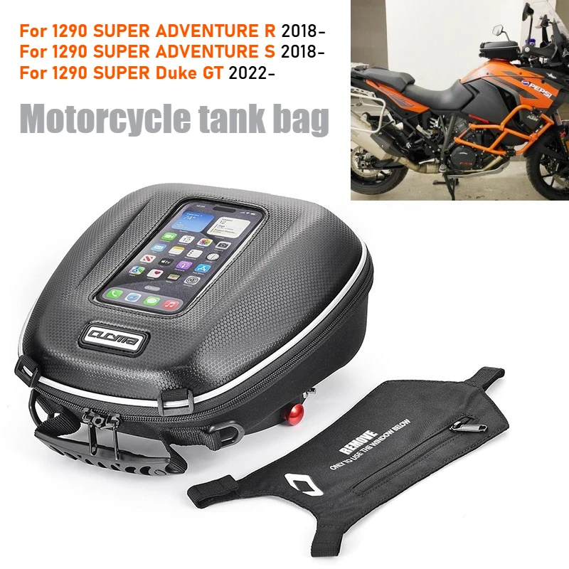 

For 1290 Super Adventure R S 1290 SUPER Duke GT Motorcycle Tank Bag Waterproof Quick Lock Luggage Tool Bags Backpack Accessories