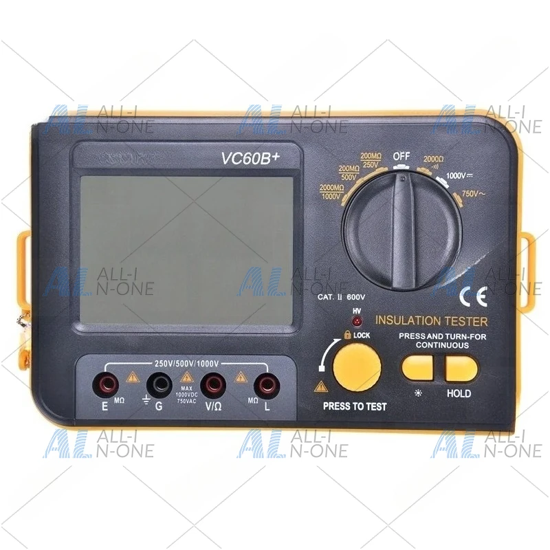 193B Digital Insulation Resistance Tester Megohmmeter Meter VC60B Large LCD Display