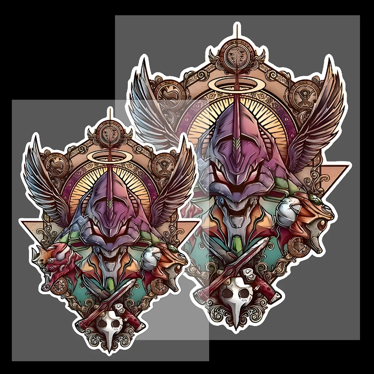 

JDM аниме Ukiyo-e светоотражающие наклейки для мотоциклов, мото скутер, лобовое стекло, топливный бак, шлемы, обтекатель, виниловые наклейки, аксессуары