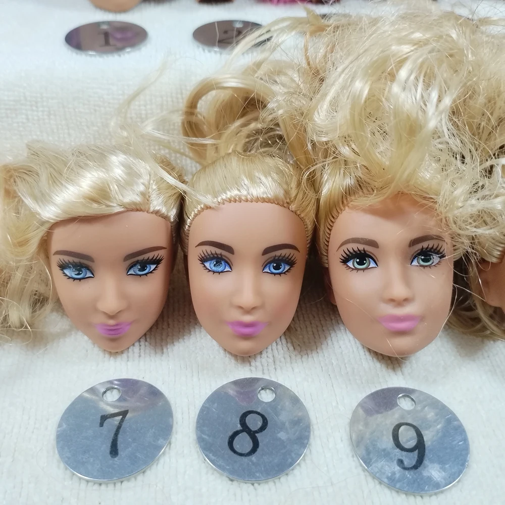 Dimples Beauty Doll Head para DIY B, Comércio Exterior Original, 1, 6 OAK NUDE, B11-1