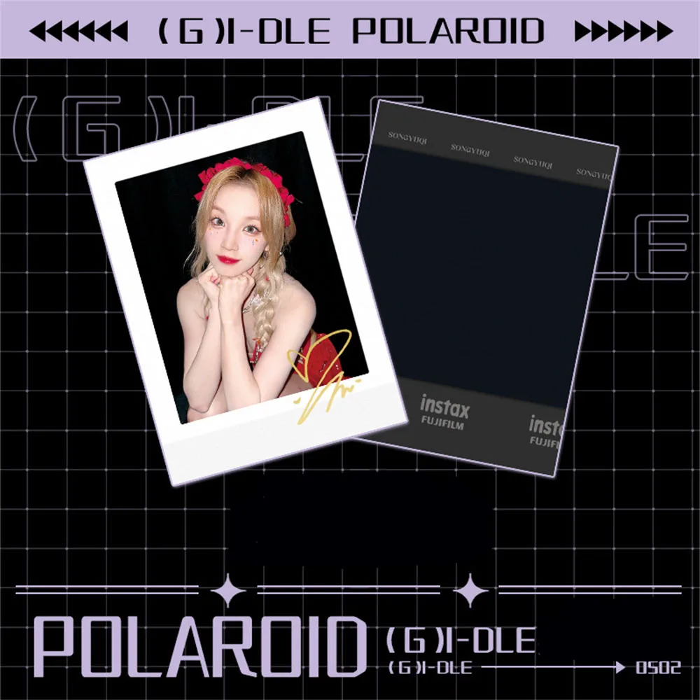 5Pcs/Set KPOP (G)I-DLE Lomo Cards Signature Photo Card Postcard MiYeon Soyeon YUQI Minnie Shuhua Fans Collection Gift