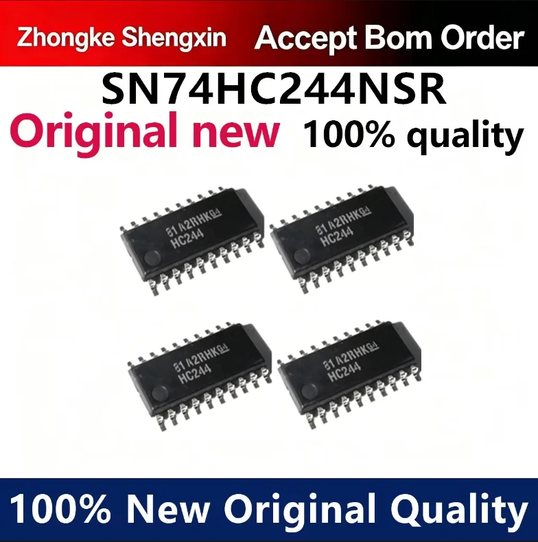 （5pcs-10pcs）New original SN74HC244NSR HC244 SOP20 5.2MM mid body eight bus transceiver IC