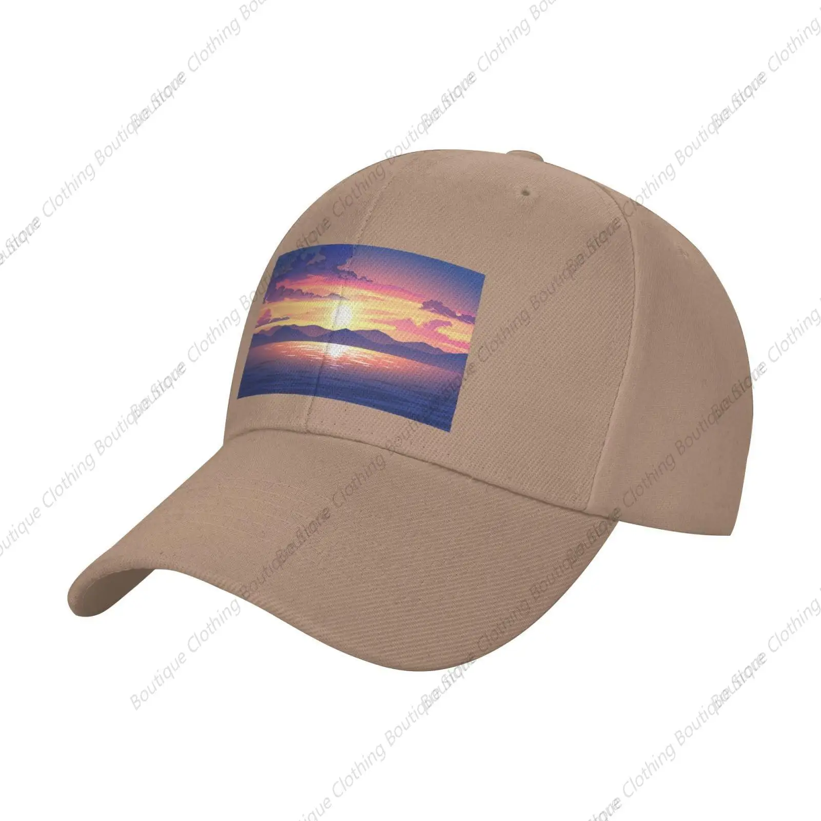 

Sunset Or Sunrise Clouds in The Ocean Baseball Cap for Men Women Classic Adjustable Dad Hat Golf Hat