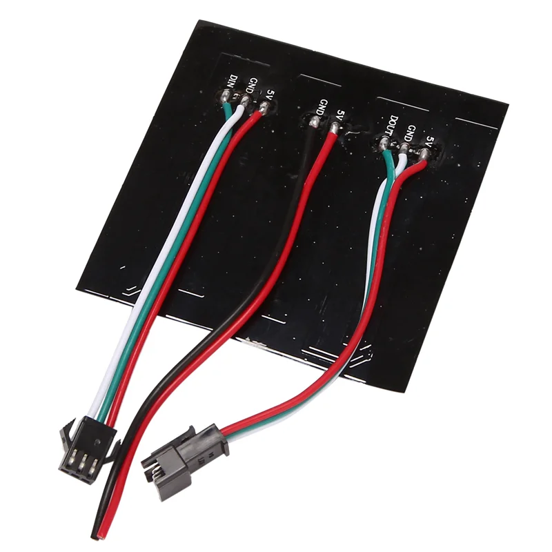 WS2812B RGB LED Digital Flexible direccionable individualmente Panel de luz WS2812 8X8 módulo pantalla de matriz DC5V