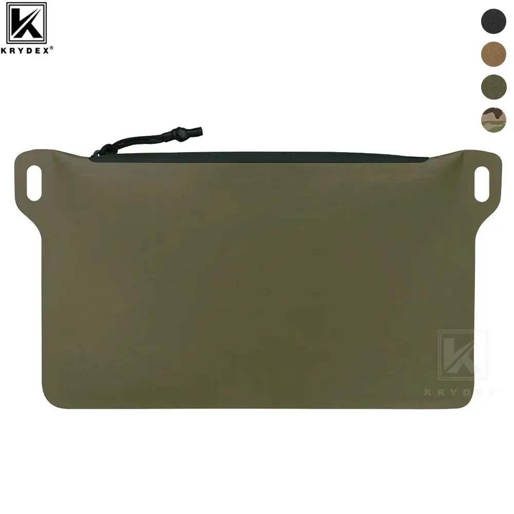 

KRYDEX Tactical Tool Pouch Zippered Waterproof Hiking Travel Bag Storage Hunting Grreen Multi-Purpose Ranger Outdoor Gear Bag