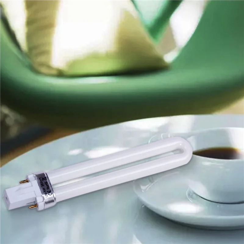 AA20-新しいプロフェッショナル電子 6 個 365Nm 9 ワットネイルドライヤー UV ランプ電球チューブ交換アートマニキュアマニキュア