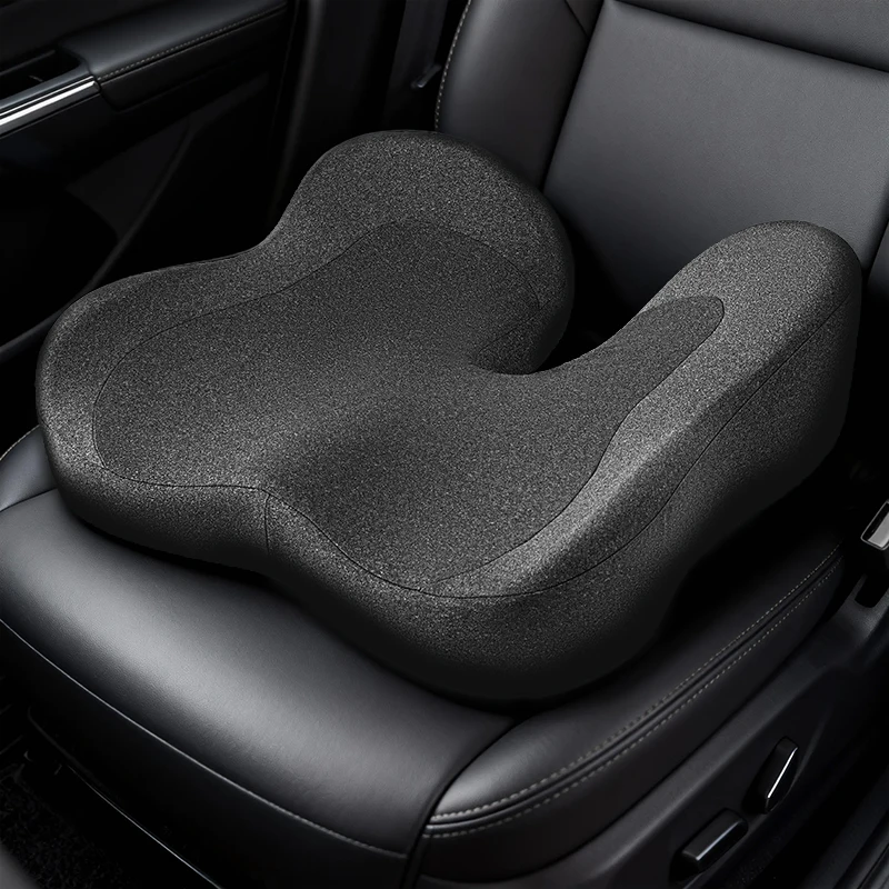 Car Memory Foam Seat Cushion Comfortable Buttocks Cushions Sit Long Without Fatigue Back Pain Relief Auto Office Essentials