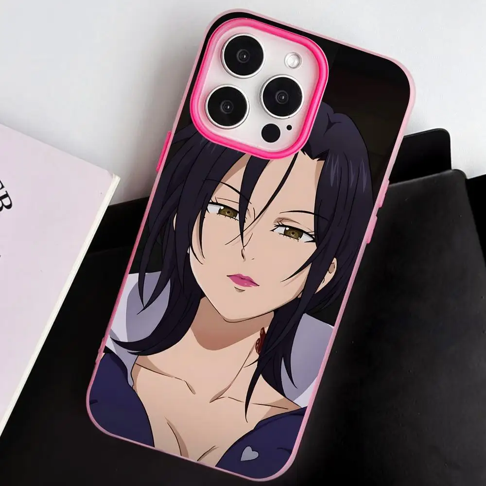 Seven Deadly Sins Merlin Phone Case for iPhone 18 17 16 15 14 13 12 11 Air Pro Max Plus Jelly Dual Layer Rose Red Cover - view 3