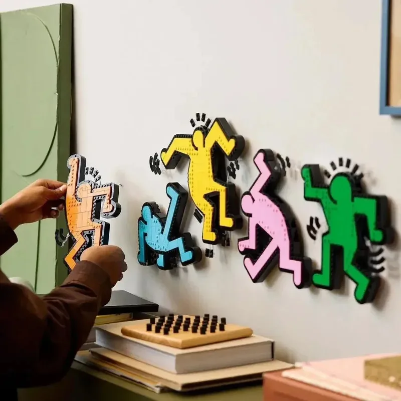 Keith – figurines dansantes d'art créatif, blocs de construction, briques à assembler créatives, jouets pour enfants, cadeaux d'anniversaire, nouvelle collection
