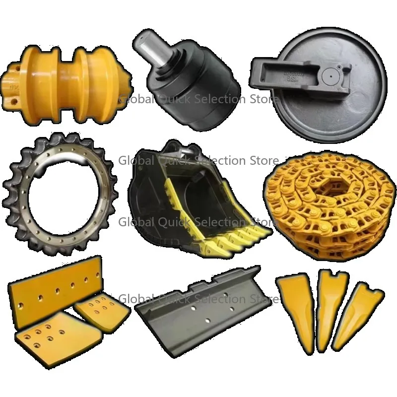 Excav-ator Spare Parts Bucket Bucket Teeth Qui-ck Connect Chain for C-AT Construction Machinery