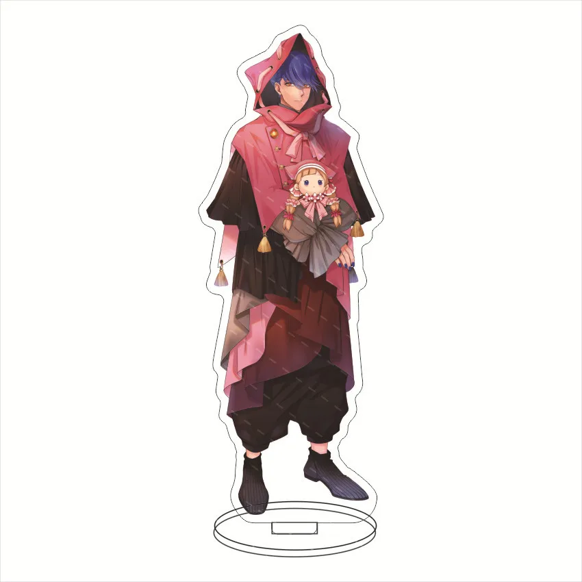 15cm Anime Obey Me! Acrylic Stand Model Plate Lucifer Mammon-Leviathan Satan Asmodeus Beelzebub Belphegor Cosplay Toy key chain