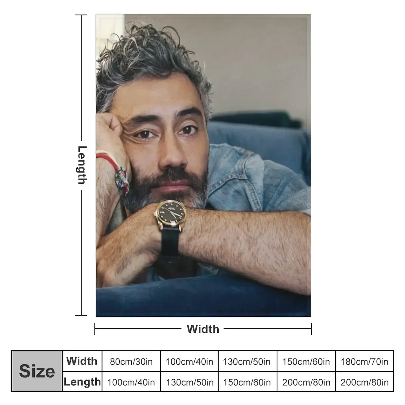 Taika Waititi Throw Blanket Soft Plaid Soft Beds Single Luxury St bed plaid blankets and throws Blankets