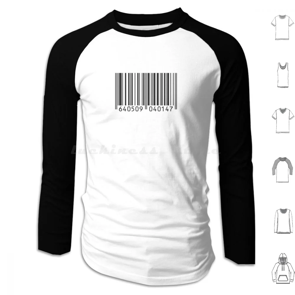 Agent 47 ( Hitman ) Barcode Hoodie cotton Long Sleeve Agent 47 Agent Hitman Hitman 2 Hitman 3 Ps4 Gaming Geek Geeky Io World