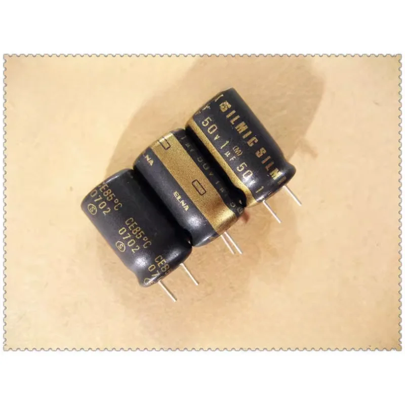 

5Pcs/20Pcs ELNA SILMIC large volume 1uF/50V fever audio electrolytic capacitor 10X16mm