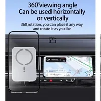 Support de téléphone magnétique sans fil pour grille d'aération de voiture avec charge rapide pour iPhone Magsafe 17 16 15 14 13 12 Pro Max 4