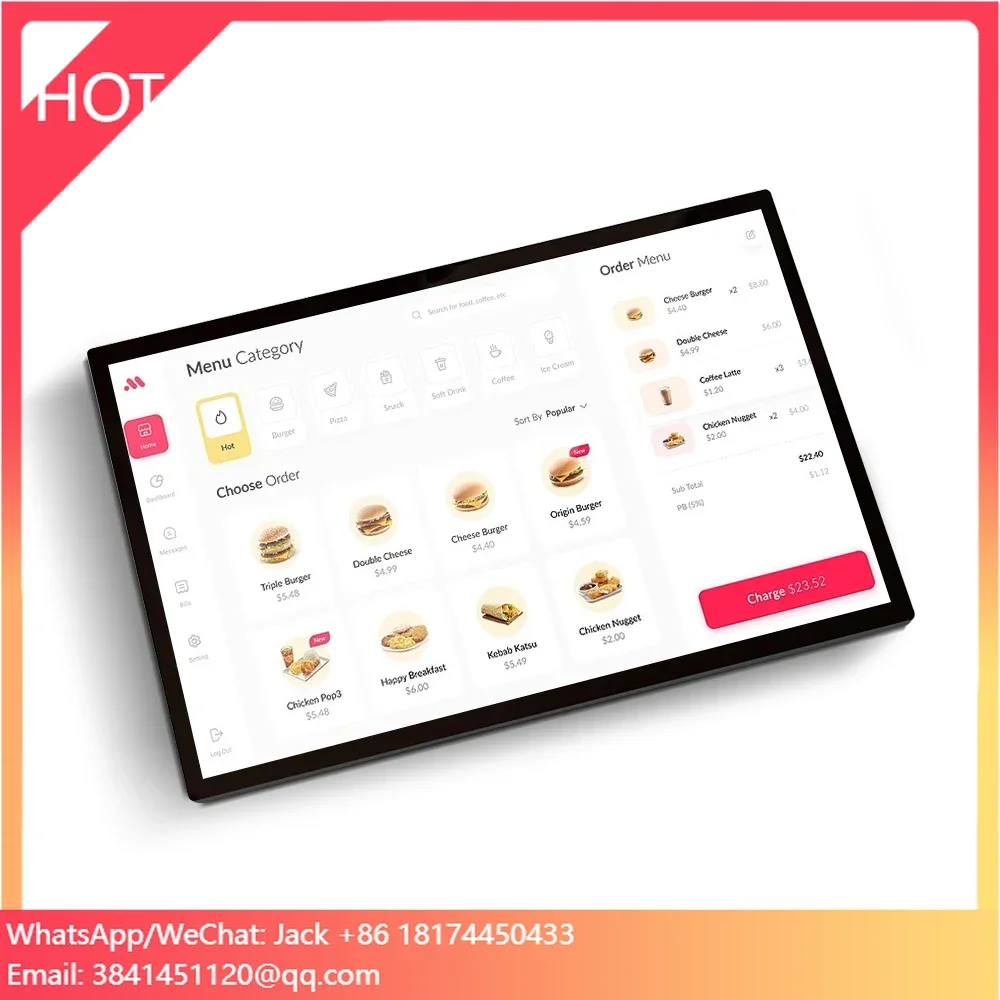 

Touch-type 15.6-inch Wall-mounted Android All-in-one Computer