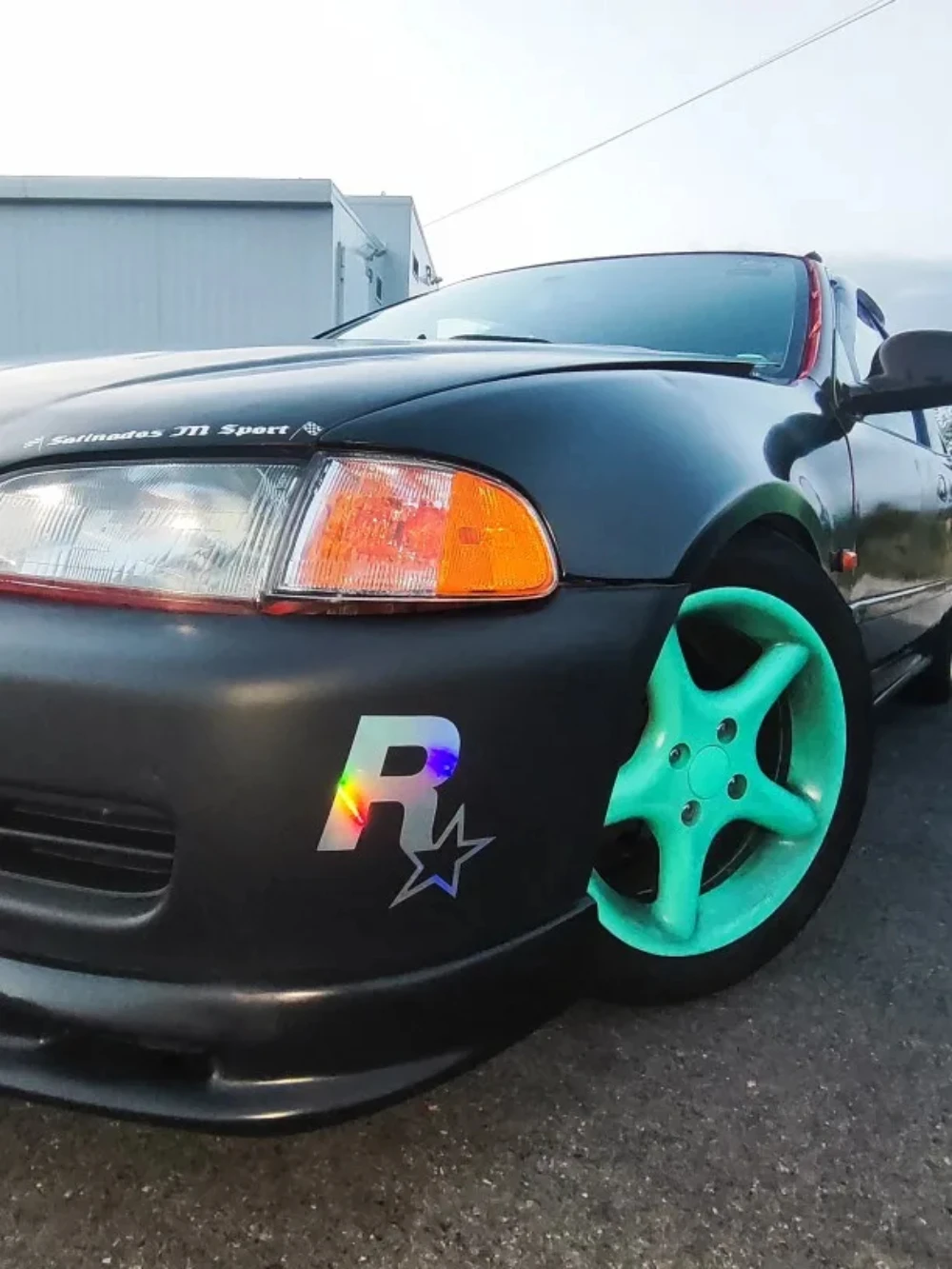 شخصية الخماسية نجمة R ستار شعار السيارة الجسم ملصق سيارة مثلث نافذة ملصق غطاء خزان الوقود ملصق سيارة #3