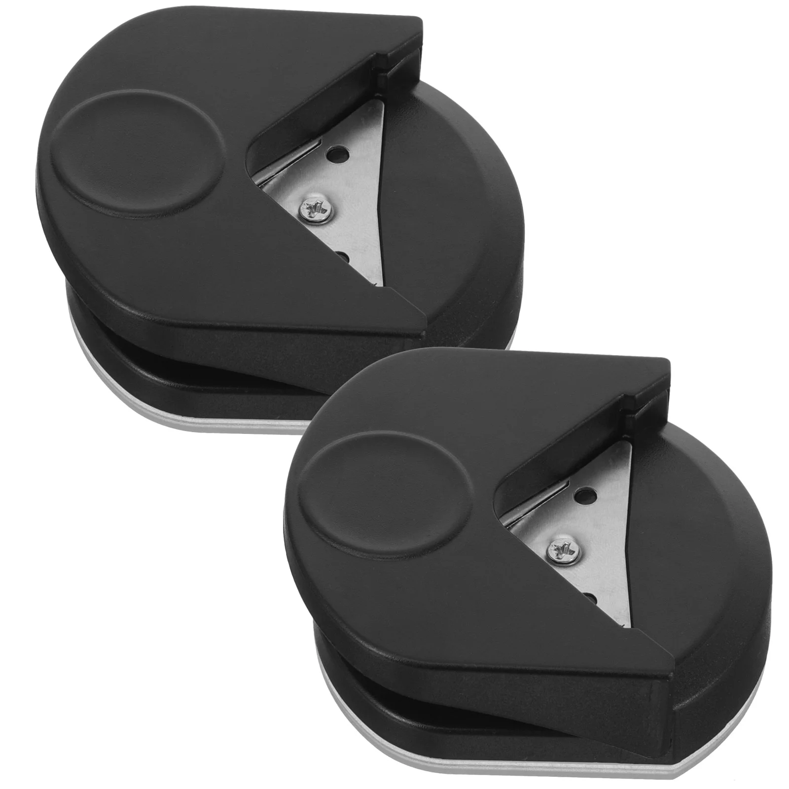 2pcs Photo R4 Radius Corner Rounder Punch Paper Trimmer for Paper Cards (Black) corner paper rounder punch