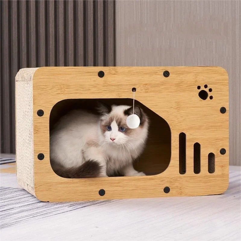 

Cat Scratch Board Four Season Universal House Sofa Anti Cat Scratch Cat Toy TV Vertical Scratch Multifunctional Bed Pet Supplies