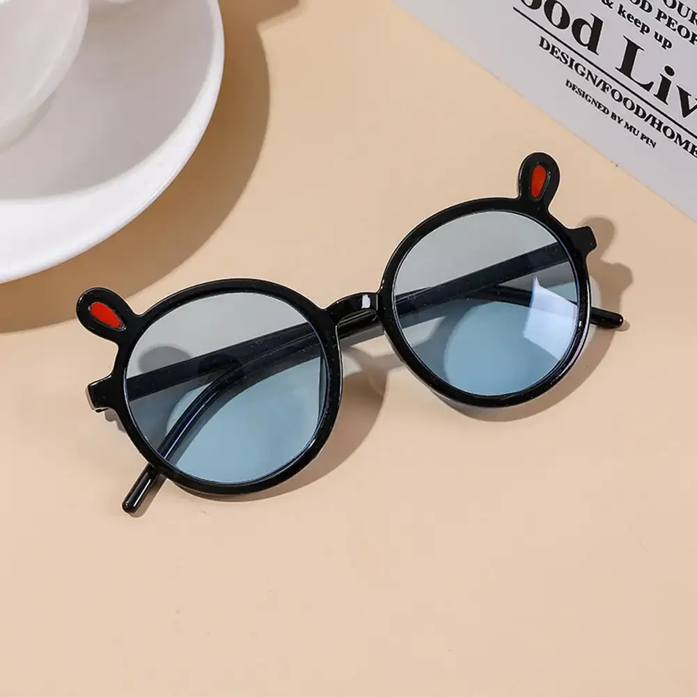 Children Cute Rabbit Ear Outdoor Sun Protection Sun Glasses Baby Girls Classic Sunglasses Kids Boy UV400 Photography Accessories