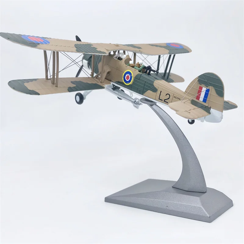 1:72 масштаба Красный Барон SE.5a Лопата Бристоль бульдог Biplane Propeller Fighter литая металлическая Самолетная модель